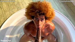 two black guys in a hot tub making putaria wanna join?