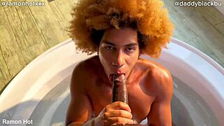 two black guys in a hot tub making putaria wanna join?