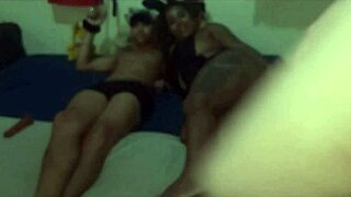 Alice Hael ties young crossdresser for candle wax BDSM torment in full emo session footage