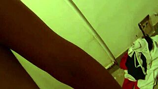 can you handle this wild petite teen's orgasmic ride on spycam glasses?!