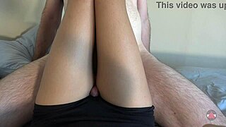 her thigh gap tempts pov missionary leg play