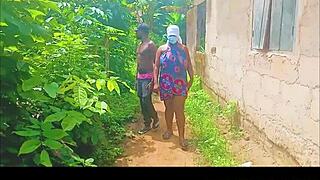 ever wonder how my african stepbrother's monster cock stretches this bbw black big tits whore in doggystyle outdoors?