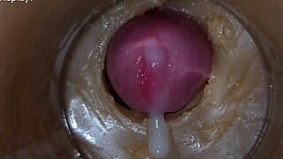 Pussy Toy Overflows with Precum Extreme 4K Vagina Close-Up Squirt
