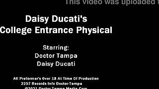 Dr Tampa humiliates daisy ducati in university physical