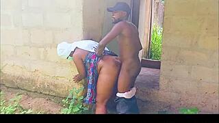 ever wonder how my african stepbrother's monster cock stretches this bbw black big tits whore in doggystyle outdoors?
