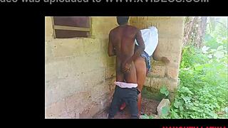 ever wonder how my african stepbrother's monster cock stretches this bbw black big tits whore in doggystyle outdoors?