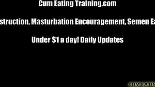 you're just a desperate cum-guzzling slut ready for cei orders
