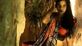 sweet indian milf's teasing strip unleashes pure heat?!
