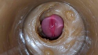 Pussy Toy Overflows with Precum Extreme 4K Vagina Close-Up Squirt