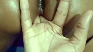 girl, i fucked my lesbian friend like the slutty whore she is, poundin her huge ass with my big black dildo till she begged.
