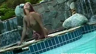 hey check out hot asian tera patrick taking face and pussy pounding poolside