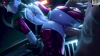 Widowmaker Big Tits Ass Monster Cock Blowjob Compilation
