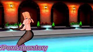 i bang this busty blonde so hard in the pool