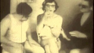 These vintage grannies get super horny in their antique threesome romp