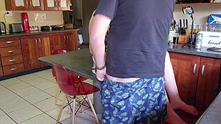 Neighbors Wife Screams and Bites in Wild Orgasm Frenzy!