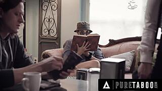 secretary bella rolland begs boss for rough doggystyle and sloppy deepthroat at work