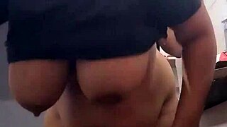Thick Latina Stepmom Bends Over Kitchen Counter for Boss