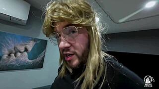 nerd girl casting hides her curvy fat desires in audition