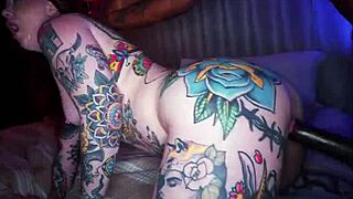 tattooed redhead's bubble butt craves that massive bbc deep inside