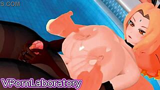 i bang this busty blonde so hard in the pool