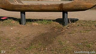 Chrissy Fox's Outdoor Piss Tease