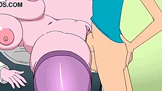 Princess Bubblegum rides Finn's huge cock like a slut