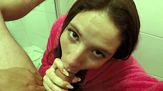 novice girl secretly craves her hidden oral thrills
