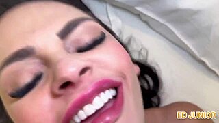 Husband Cuckold Brings Wife to Ride Huge Black Cock Bareback Creampie