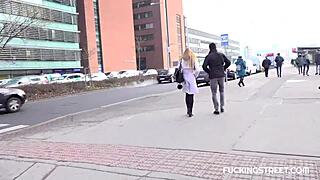 charming czech sucks cock publicly with empty bank account?