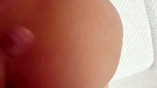 German milf Jane Doux strokes hard cock while stepmom plays taboo handjob game