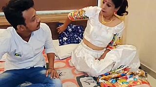 horny indian stepsis begs stepbro fuck her juicy pussy