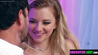 two kinky teens swap stepdads for wild taboo orgy