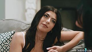 Teen Sabotages Milf Stepmom Jennifer White's Sales with Taboo Pussy Licks and Fingers