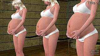 Triplet Sisters' Bellies Swell from Ripped Clothes Inflation