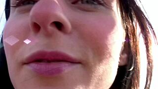 oh man public beach fuck with french teen pauline cooper gaping anal deepthroat... heels n fishnets!!