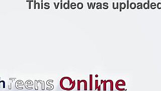 18-Year-Old Blonde Ellie Shou Railed Swallows Cum