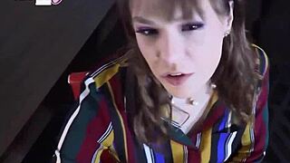 Pretty teen rebecca vanguard deepthroats seth brogan then rides for creampie job interview
