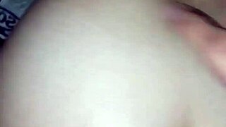 Chubby latina stepdaughter bent over for risky creampie pounding