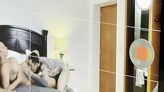 sultry mexican big ass tempts in hotel bedroom