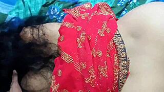 desi indian maid wife bends over for dirty anal creampie in bedroom