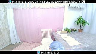 Japanese Chubby Mika Amimura Enjoys Steamy VR Sex Scenes Up Close