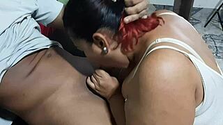 Curvy Latina BBW Mommy Masters Homemade Blowjobs for Taboo Thrills