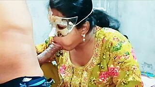 sweet neha bhabhi hints at messy mouth cum from intense face play