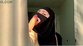 slutty arab muslim teacher deepthroats huge cock creampie facial homemade