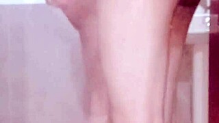 Intimate desi housewife feels deep pleasure in bathroom pussy sex