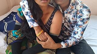 hot desi wife rides husband's big cock cowgirl deepthroat orgasm