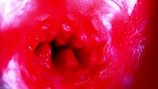 extreme closeup asmr view head deep inside dripping wet pussy
