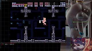 Super Metroid Arcade WR with Nude Samus Mod Explores 990 Rooms Part 1