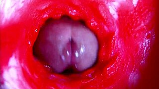 extreme closeup asmr view head deep inside dripping wet pussy
