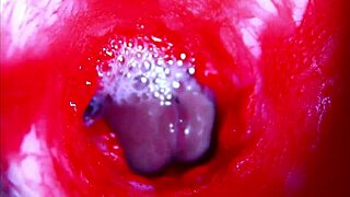 extreme closeup asmr view head deep inside dripping wet pussy